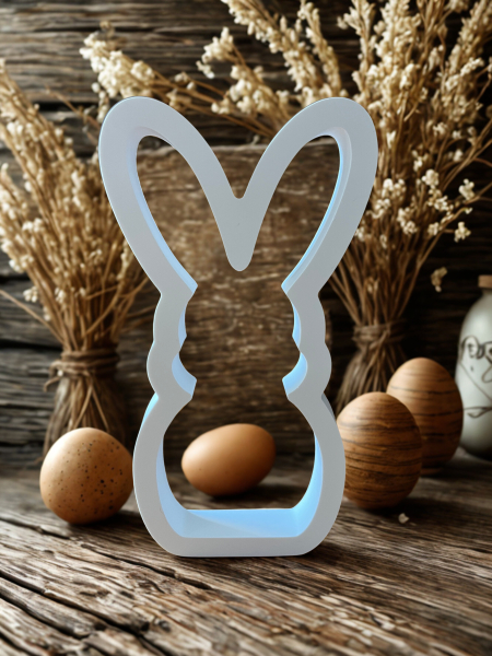 Silhouette Hase / Osterdeko